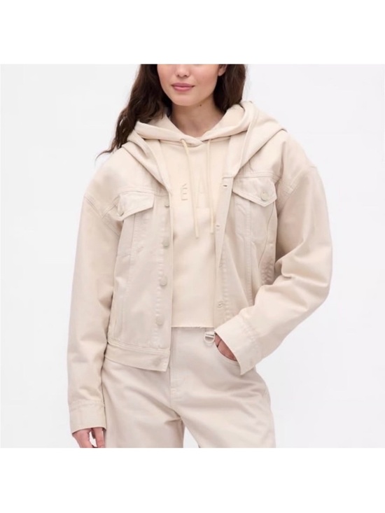 BEIS Jackets & Blazers - Gap X BEIS Women’s Hooded Jacket in Beige